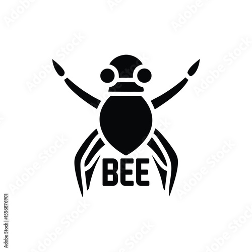 Logo design, Minimalist Bee logo Design, logo bee, logo with bee