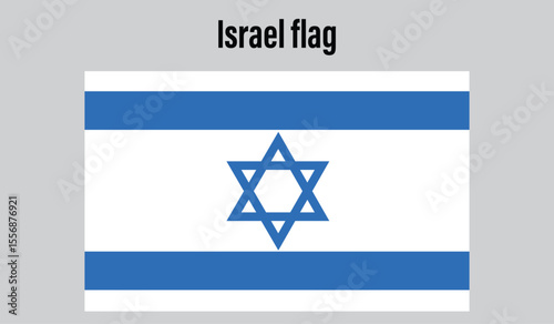 Israel Flag design digital vector illustration