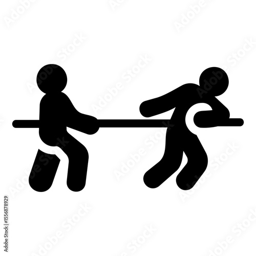 tug of war Solid icon