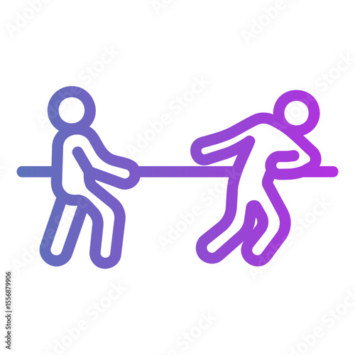 tug of war Gradient icon