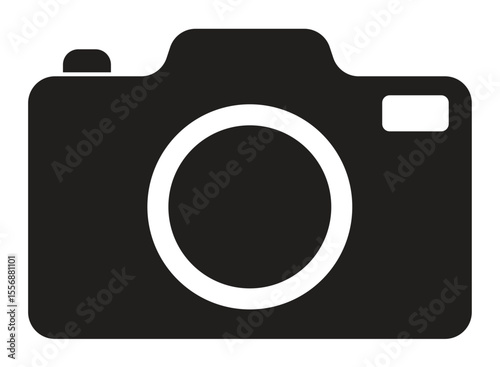 Camera icon. flat illustration of vector icon on white background