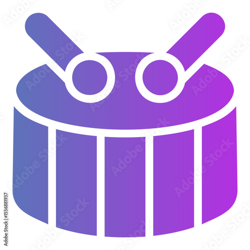 drum Gradient icon