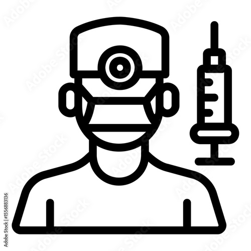 surgeon Line Icon