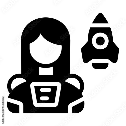 astronaut Solid icon