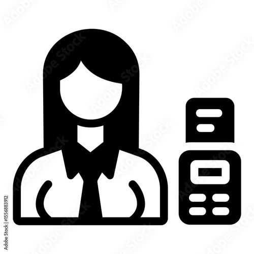 accountant Solid icon