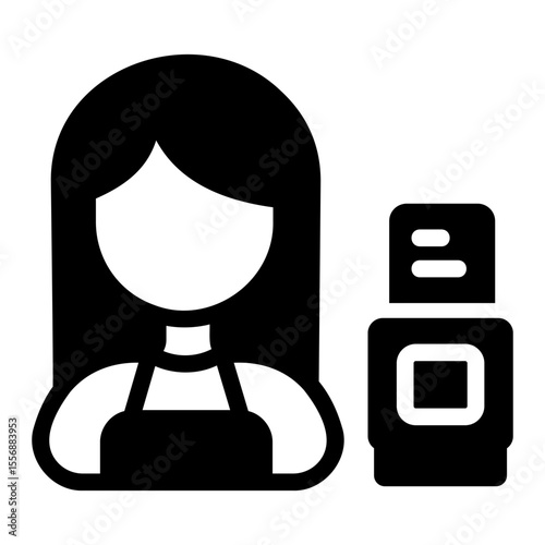cashier machine Solid icon