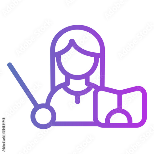 teacher Gradient icon