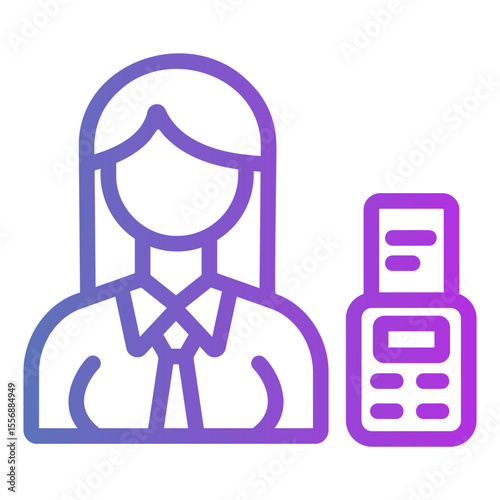 accountant Gradient icon