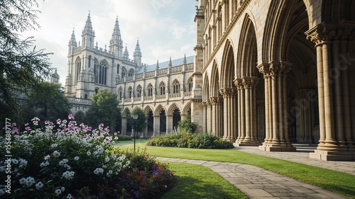 Majestic Cathedral at Abbey Gardens, Bury St. Edmunds