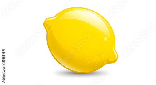 lemon on white background