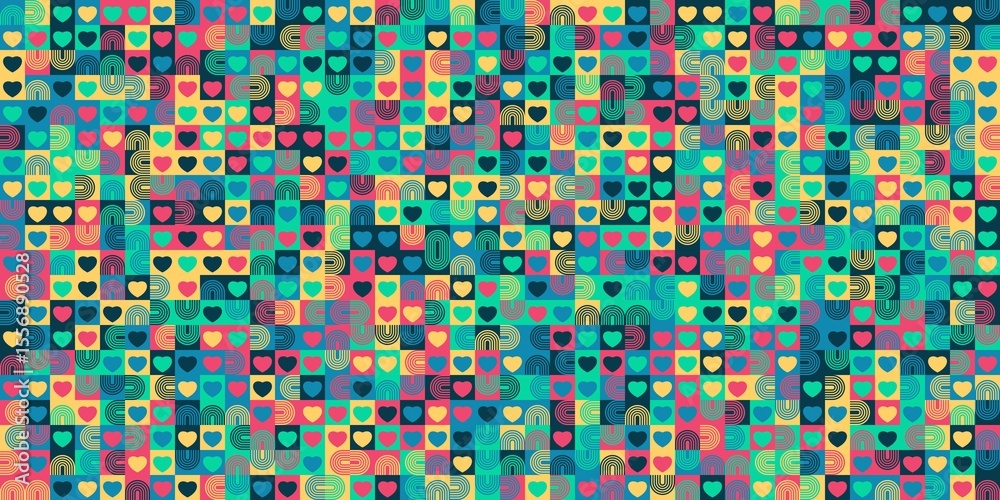 Fototapeta premium Seamless geometrical patterns