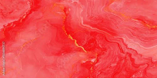 Abstract light red background with watercolor pattern, Luxurious Red Marble Pattern with gold subtle veins, dusty blush liquid watercolor background with soft cracks.