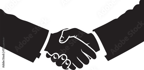Successful Business Partnership A Handshake Representing Collaboration, Agreement, and Mutual Success
