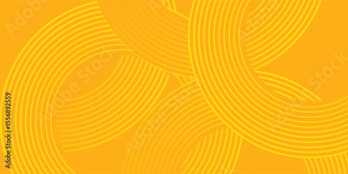 Pasta background, spaghetti abstract geometric pattern. Macaroni yellow poster. Wavy abstract pattern. vector illustration.