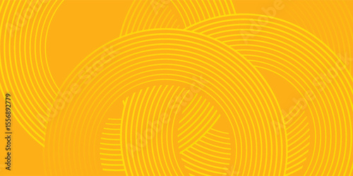Pasta background, spaghetti abstract geometric pattern. Macaroni yellow poster.