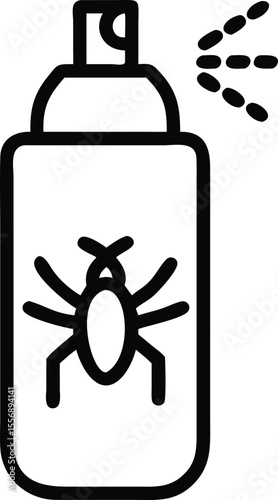 Bug Repellent Spray Bottle With Insect
