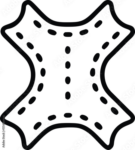 Animal Hide Tanned Skin Symbol