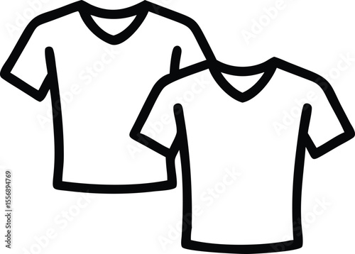 Couple S Shirt Clothing Match Line Art