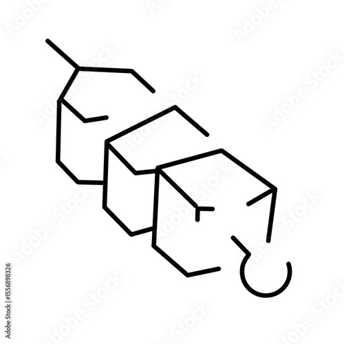 beef meat vector icon