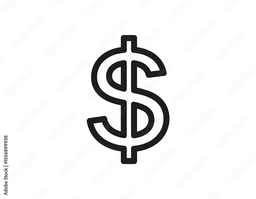 Simple dollar sign icon Simple dollar sign icon