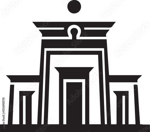 Ancient Egyptian Temple Gate