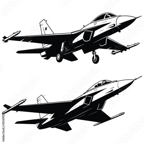 military jet fighter