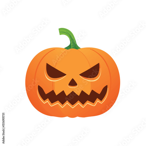 Spooky halloween jack o lantern pumpkin design