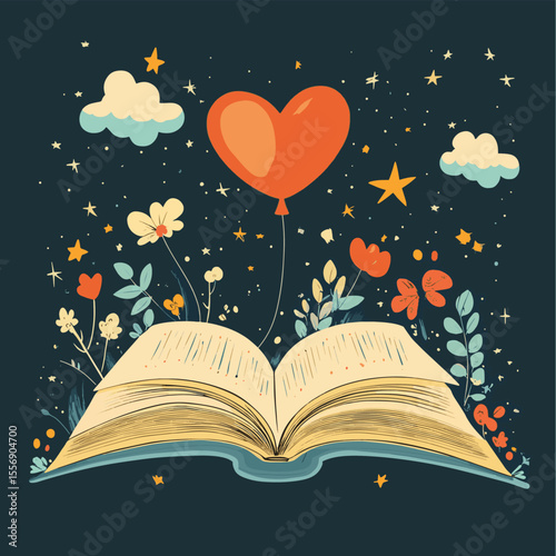 open book with lightbulb