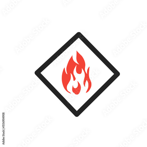 danger fire icon