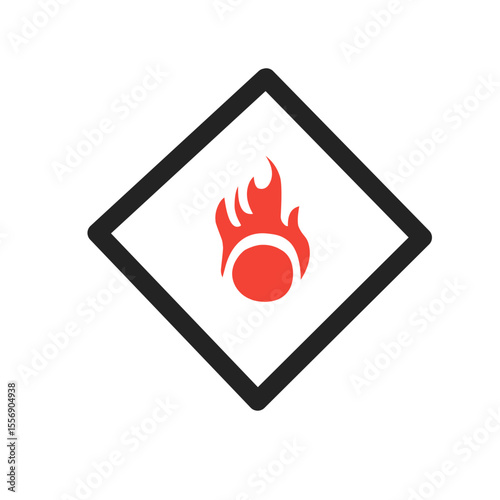 danger fire icon