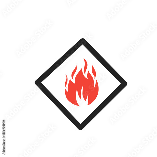 danger fire icon