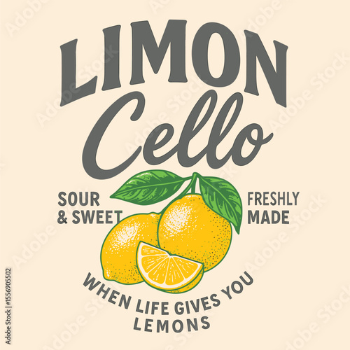 Limoncello Vintage Grunge Orange Fruit Print Design Womens Graphic Tee Artwork Food Fashion Mood College Varsity Slogan Text