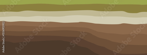 Abstract soil and rock layers