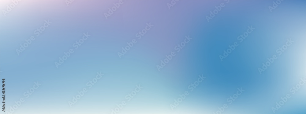 Obraz premium Cold abstract background with soft blue mesh gradient. Light pastel tones evoke a winter sky. Smooth color transitions create a calm, seasonal visual.