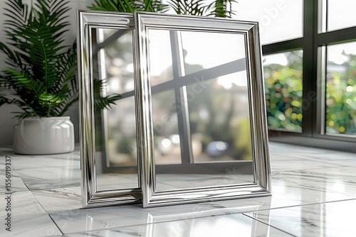 Subtle Reflections or Shadows Beneath Objects in Soft Ambient Lighting