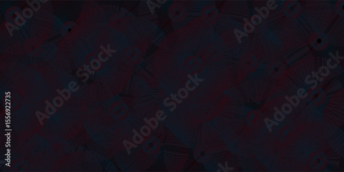 3D blue red techno abstract background overlap layer on dark space with circles lines effect decoration. Modern graphic design element. poster in modern vector