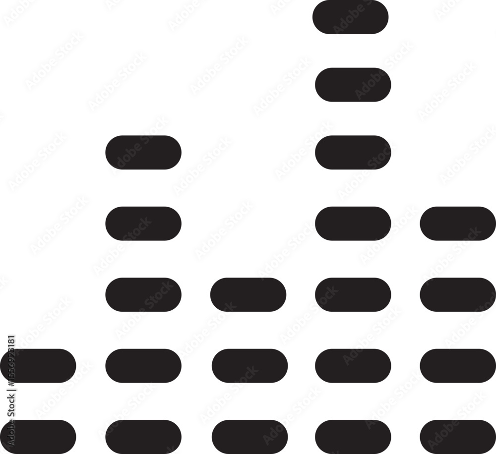 musical waves icon in flat style. isolated on transparent background. musical waves icon in flat style. isolated on transparent background.