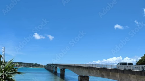 沖縄　古宇利大橋　古宇利島　海