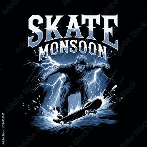 Skating t shirt design