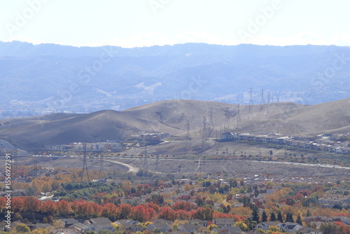 Fall colors in San Ramon valley, California