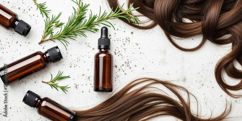 Rosemary and Essential Oil for Healthy Hair