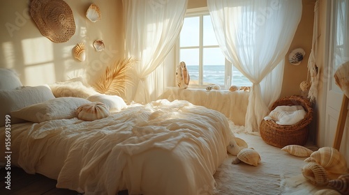 bed in bedroom