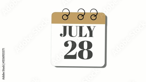 date calender july month 