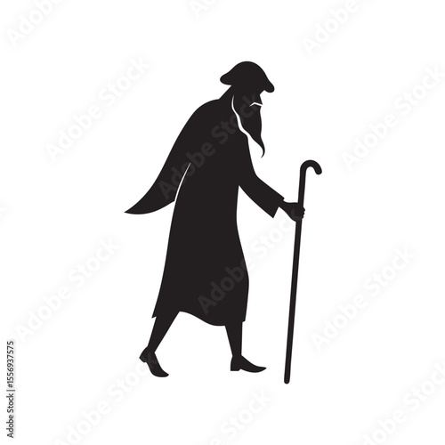 Senior Man With Flowing Beard