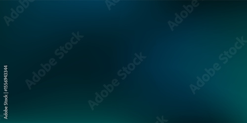 Modern elegant dark blue to light blue and green gradient background illustration, ideal for sophisticated art simple modern design
