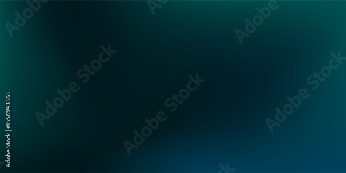 Modern elegant dark blue to light blue and green gradient background illustration, ideal for sophisticated art simple