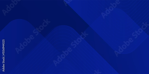 Abstract blue background. Modern simple blue geometric design. Minimal shapes. Suit for booklet, brochure, banner, poster, website, flyer, cover, corporate, backdrop. Vector illustration