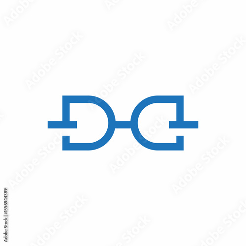 Letter D Eyeglasses