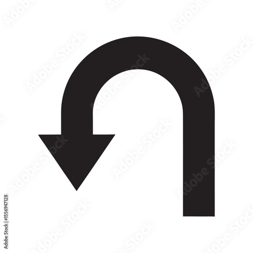 3d render of a arrow sign