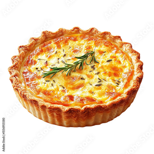 Quiche Lorraine with Bacon and Cheese